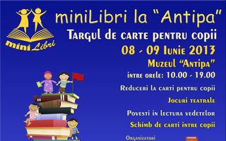 8-9 iunie: miniLibri, târgul de carte pentru copii combinat cu teatru interactiv