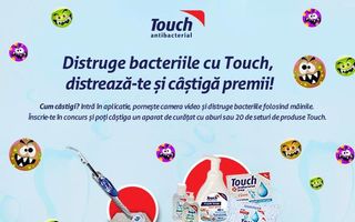 Distruge bacteriile cu Touch, distreaza-te si castiga premii!