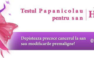 Halo, testul Papanicolau pentru sân, disponibil acum și în România