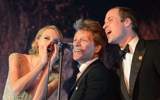 Prinţul William a cântat cu Taylor Swift şi Jon Bon Jovi