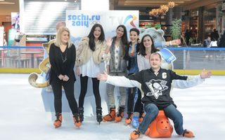 Vedetele TVR au patinat pentru a celebra Jocurior Olimpice de Iarnă Soci 2014