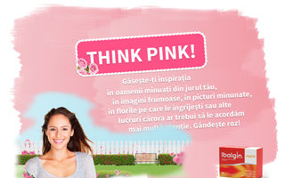Sanofi lansează campania online THINK PINK cu Ibalgin Rapid