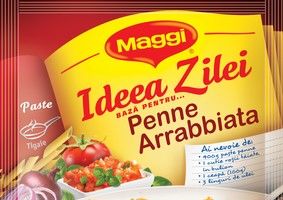 MAGGI lansează Ideea Zilei bază pentru Penne Arrabbiata