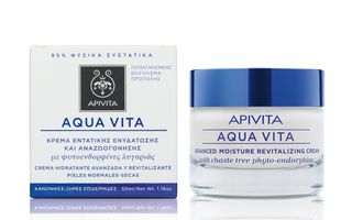 APIVITA, AQUA VITA-Cremă pentru hidratare intensă, revitalizare şi protecţie împotriva îmbătrânirii premature