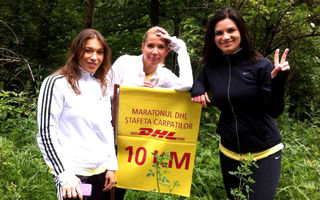 Ellie White si Ileana Badiu au alergat 12 kilometri la Maratonul DHL