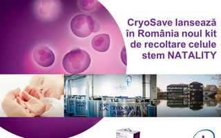 CryoSave lanseaza in Romania, noul kit de recoltare NATALITY