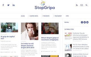 Se relansează portalul de informare www.stopgripa.ro