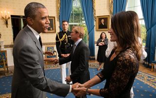 Nadia Comăneci s-a întâlnit cu Barack Obama la Casa Albă