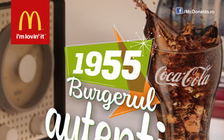 1955 – Burgerul autentic, în premieră la McDonald’s România
