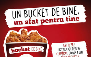 Hot Bucket de la KFC devine “Bucket de bine”