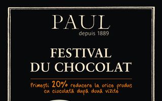 Brutăriile Paul celebrează cel mai iubit desert prin Festival du Chocolat