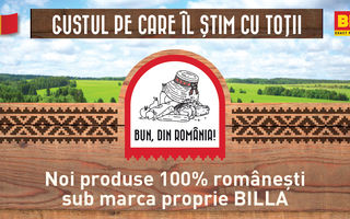 BILLA România adaugă noi produse 100% românești sub marca proprie Bun, din România!