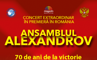 Ansamblul Aleksandrov în concert la Bucureşti