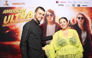Oana Roman a sărbătorit ziua de naștere a soțului ei la Cinema City