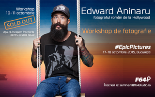 Edward Aninaru a pregatit efecte speciale şi costume spectaculoase la workshop-ul #EpicPictures