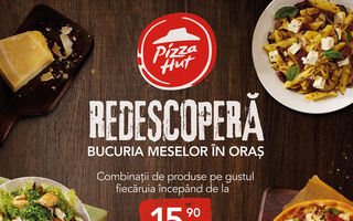 „Detastaturizarea”: Pizza Hut te invită să redescoperi bucuria meselor în oraș