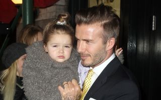 David Beckham are un nou tatuaj conceput de fiica sa
