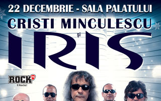 CRISTI MINCULESCU & IRIS concertează în stilul rock-simfonic, la Sala Palatului!