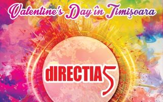 Pe 14 februarie 2016, la Filarmonica Banatul, Directia 5- “Valentine’s Day in Timisoara”