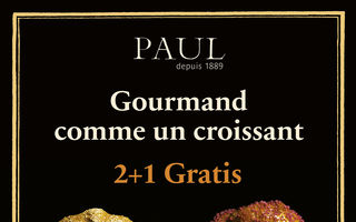 Brutăriile Paul reintroduc în meniu colecţia de croissante dulci şi sărate