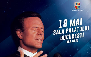 Julio Iglesias revine în București pe 18 Mai