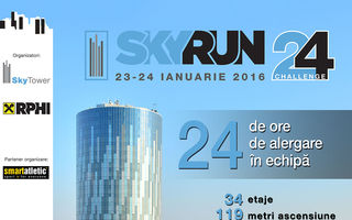 SkyRun, cea mai mare competiție de alergare pe scări din țară revine cu noi provocări