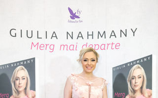Giulia Nahmany a lansat cartea “Merg mai departe - mai puternica, mai sanatoasa, mai fericita”