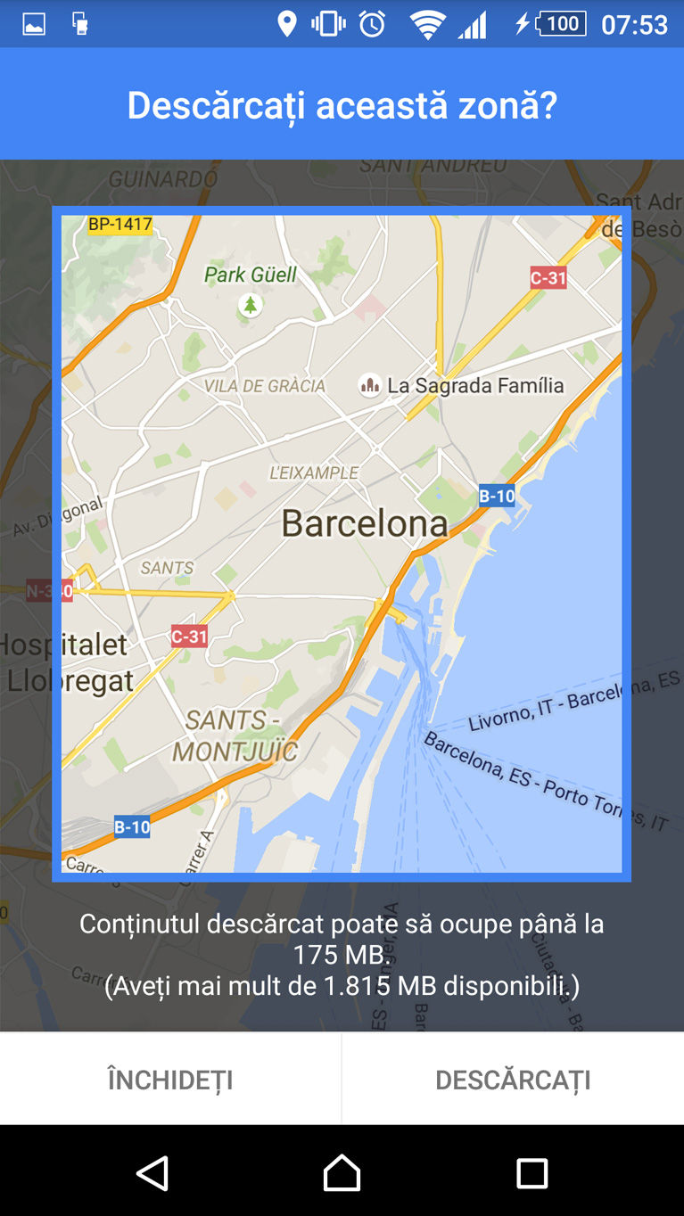 Harta Barcelona