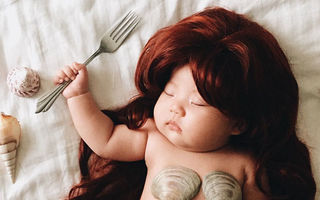 Foto: O fetiţă somnoroasă face senzaţie pe Instagram