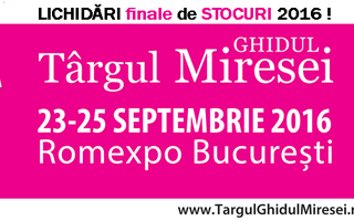 Târgul Ghidul Miresei, 23-25 Septembrie, Romexpo Bucureşti