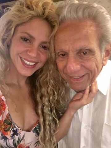 Shakira şi tatăl
