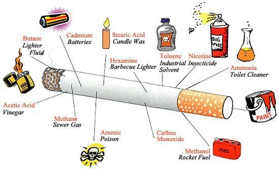 Infografic ingrediente tigari