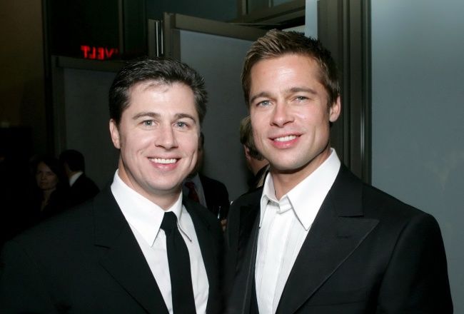 Brad Pitt, cu fratele s?u, Doug