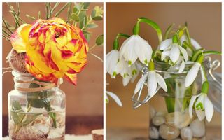 23 de idei minunate pentru a-ţi decora casa cu flori