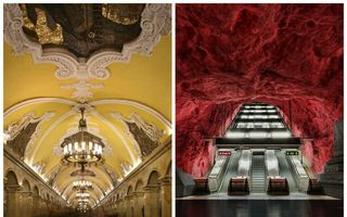 Arta din subteran: Cele mai frumoase staţii de metrou din lume