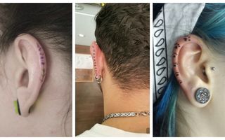 Cele mai cool tatuaje pe ureche. Noul trend care face senzaţie