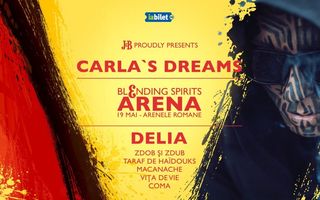 Carla’s Dreams canta cu Zdob si Zdub in super-concertul Blending Spirits Arena, la Arenele Romane