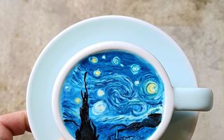 Ce talent! Face opere de artă în fiecare ceaşcă de cafea