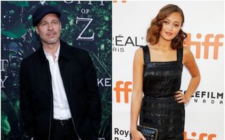 Brad Pitt și Ella Purnell. S-a cuplat actorul cu varianta mai tânără a Angelinei Jolie?