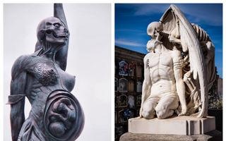 De prin lume adunate: 5 sculpturi înfricoșătoare care-ți dau fiori