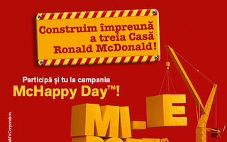 „Mi-e poftă să fac bine” între 20-26 noiembrie împreună cu Fundația pentru Copii Ronald McDonald
