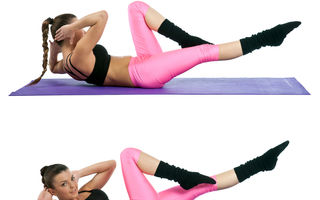 5 exerciții care lucrează intens abdomenul