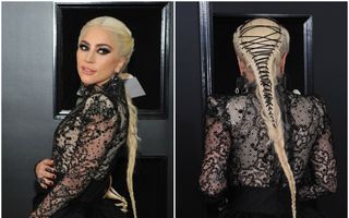 Cum a fost realizată coafura spectaculoasă purtată de Lady Gaga la Premiile Grammy