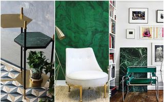 Cum să decorezi cu marmură verde, un nou trend spectaculos inspirat de Pinterest