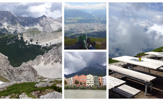 În Innsbruck ești cu capul în nori, la propriu și la figurat. Ceea ce vezi de la 2.256 de metri înălțime îți taie respirația!