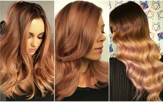 Părul în nuanţe de auriu roze, un trend spectaculos