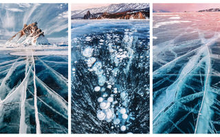 15 imagini fascinante cu lacul Baikal sub gheață