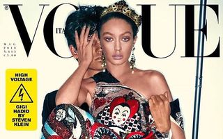 Derapaj în Photoshop: Gigi Hadid, „înnegrită“ pe coperta Vogue Italia
