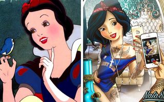 Cum ar arăta prințesele Disney dacă ar fi rebele? 10 imagini