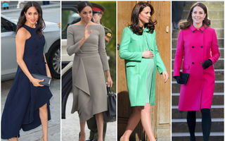De ce Meghan Markle nu poartă culori deschise precum Kate Middleton